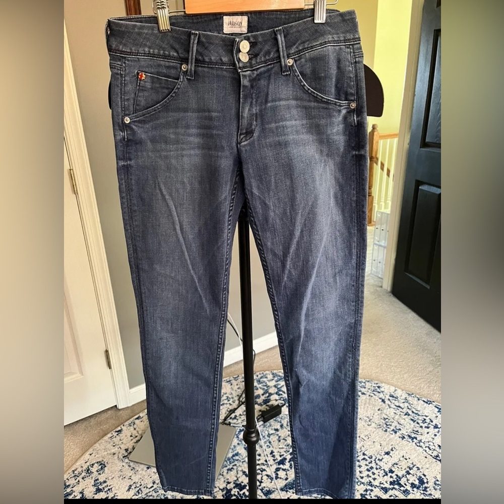 Hudson COLLIN Straight Stretch Flap Pockets Jeans Size 28